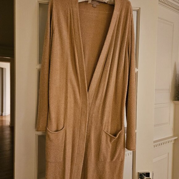Barefoot Dreams Cozychic Lite Long Cardigan - Color: Soft Camel - Size L - Picture 1 of 2